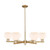 Innovations - 716-6CR-CB-G121-6 - Six Light Chandelier - Arcadia - Champagne Bronze