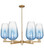 Innovations - 716-6CR-CB-G484-7SB - Six Light Chandelier - Arcadia - Champagne Bronze