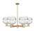Innovations - 716-6CR-CB-G556-10CL - Six Light Chandelier - Arcadia - Champagne Bronze