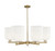 Innovations - 716-6CR-CB-G559-8GWH - Six Light Chandelier - Arcadia - Champagne Bronze