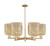 Innovations - 716-6CR-CB-G559-8ME - Six Light Chandelier - Arcadia - Champagne Bronze