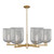 Innovations - 716-6CR-CB-G559-8SM - Six Light Chandelier - Arcadia - Champagne Bronze