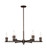 Innovations - 716-6CR-OB - Six Light Chandelier - Arcadia - Oil Rubbed Bronze
