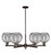 Innovations - 716-6CR-OB-G1213-8SM - Six Light Chandelier - Arcadia - Oil Rubbed Bronze