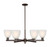 Innovations - 716-6CR-OB-G381 - Six Light Chandelier - Arcadia - Oil Rubbed Bronze