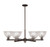 Innovations - 716-6CR-OB-G422 - Six Light Chandelier - Arcadia - Oil Rubbed Bronze