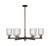 Innovations - 716-6CR-OB-G559-5CL - Six Light Chandelier - Arcadia - Oil Rubbed Bronze