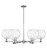 Innovations - 716-6CR-PC-G1215-8 - Six Light Chandelier - Arcadia - Polished Chrome