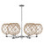 Innovations - 716-6CR-PC-G122-10RB - Six Light Chandelier - Arcadia - Polished Chrome