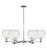 Innovations - 716-6CR-PC-G122-8 - Six Light Chandelier - Arcadia - Polished Chrome