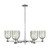 Innovations - 716-6CR-PC-G259 - Six Light Chandelier - Arcadia - Polished Chrome