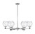 Innovations - 716-6CR-PC-G362 - Six Light Chandelier - Arcadia - Polished Chrome