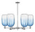 Innovations - 716-6CR-PC-G482-7SB - Six Light Chandelier - Arcadia - Polished Chrome