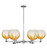 Innovations - 716-6CR-PC-G483-8AM - Six Light Chandelier - Arcadia - Polished Chrome
