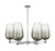 Innovations - 716-6CR-PC-G484-7SL - Six Light Chandelier - Arcadia - Polished Chrome