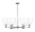 Innovations - 716-6CR-PC-GBD-92 - Six Light Chandelier - Arcadia - Polished Chrome