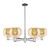 Innovations - 716-6CR-PN-G128-8 - Six Light Chandelier - Arcadia - Polished Nickel
