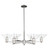 Innovations - 716-6CR-PN-G132 - Six Light Chandelier - Arcadia - Polished Nickel