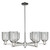 Innovations - 716-6CR-PN-G257 - Six Light Chandelier - Arcadia - Polished Nickel
