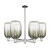 Innovations - 716-6CR-PN-G482-7SL - Six Light Chandelier - Arcadia - Polished Nickel