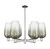 Innovations - 716-6CR-PN-G484-7SL - Six Light Chandelier - Arcadia - Polished Nickel