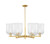 Innovations - 716-6CR-SG-G559-8CL - Six Light Chandelier - Arcadia - Satin Gold