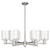 Innovations - 716-6CR-SN-G1113 - Six Light Chandelier - Arcadia - Satin Nickel
