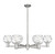 Innovations - 716-6CR-SN-G1213-6CL - Six Light Chandelier - Arcadia - Satin Nickel