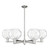 Innovations - 716-6CR-SN-G1215-8 - Six Light Chandelier - Arcadia - Satin Nickel