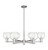 Innovations - 716-6CR-SN-G122-6 - Six Light Chandelier - Arcadia - Satin Nickel