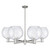 Innovations - 716-6CR-SN-G124-10 - Six Light Chandelier - Arcadia - Satin Nickel