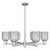 Innovations - 716-6CR-SN-G257 - Six Light Chandelier - Arcadia - Satin Nickel