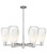 Innovations - 716-6CR-SN-G480-6OP - Six Light Chandelier - Arcadia - Satin Nickel