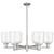 Innovations - 716-6CR-SN-G558-6CL - Six Light Chandelier - Arcadia - Satin Nickel