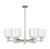 Innovations - 716-6CR-SN-G558-6SDY - Six Light Chandelier - Arcadia - Satin Nickel