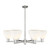 Innovations - 716-6CR-SN-GBD-751 - Six Light Chandelier - Arcadia - Satin Nickel