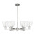 Innovations - 716-6CR-SN-GBD-752 - Six Light Chandelier - Arcadia - Satin Nickel