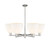 Innovations - 716-6CR-SN-GBD-91 - Six Light Chandelier - Arcadia - Satin Nickel