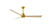 Matthews Fan Company - AK-BRBR-LM-56 - 56 Ceiling Fan - Alessandra - Brushed Brass