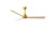 Matthews Fan Company - AKLK-BRBR-LM-56 - 56 Ceiling Fan - Alessandra - LK - Brushed Brass