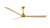Matthews Fan Company - AKLK-BRBR-LM-72 - 72 Ceiling Fan - Alessandra - LK - Brushed Brass