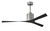 Matthews Fan Company - MK-BN-BK - Ceiling Fan - Molly - Brushed Nickel