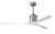 Matthews Fan Company - MK-BN-WH - Ceiling Fan - Molly - Brushed Nickel