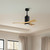 Patricia-3 42" Ceiling Fan (PA3-BK-LM-42)