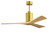 Patricia-3 52" Ceiling Fan (PA3-BRBR-LM-52)
