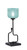 Toltec Lighting - 60-MB-4615 - One Light Accent Lamp - Sandia - Matte Black