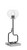 Toltec Lighting - 60-MBGP-202 - One Light Accent Lamp - Sandia - Matte Black & Graphite
