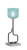 Toltec Lighting - 60-MBGP-4615 - One Light Accent Lamp - Sandia - Matte Black & Graphite