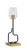 Toltec Lighting - 60-MBNAB-210 - One Light Accent Lamp - Sandia - Matte Black & New Age Brass
