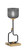 Toltec Lighting - 60-MBNAB-4612 - One Light Accent Lamp - Sandia - Matte Black & New Age Brass